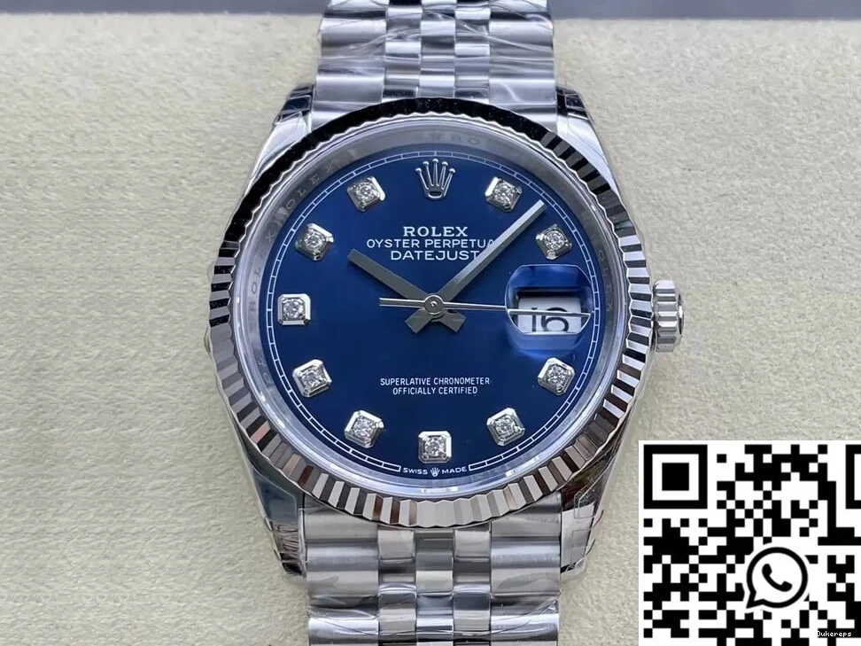 36MM Datejust VS M126234-0037 Factory Stainless Steel Rolex 0113